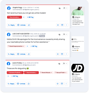 JD Sports Case Study - Moderation